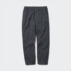 Uniqlo Cotton Relaxed Ankle Pants SIZE M, Dark Gray